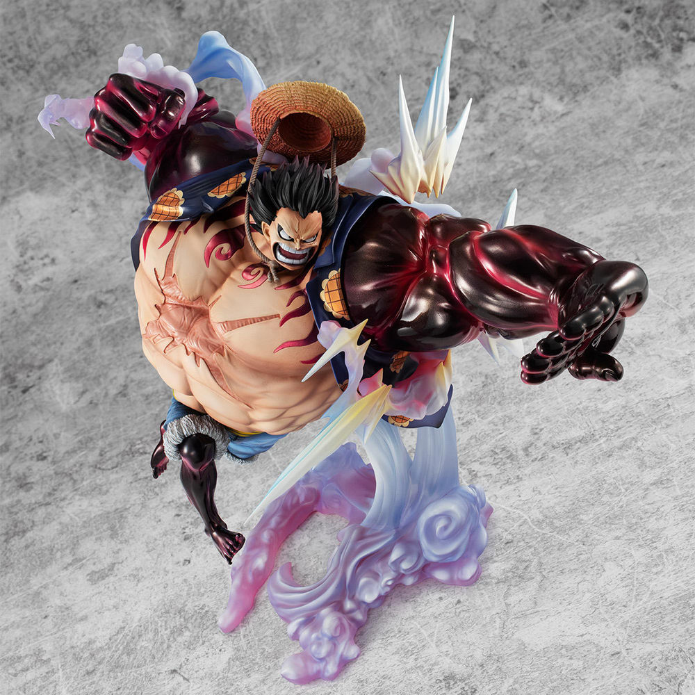 Exclusive One Piece Monkey D Luffy Gear 4 Boundman Ver 2 Portrait Of Pirates Sa Maximum By Megahouse Neko Magic