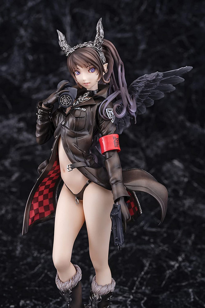 Original Character By Vispo Statue 1/7 One-winged Jishia 26 Cm Daiki Kougyo 4582261372950